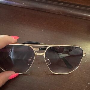 Gold Frame Sunglasses